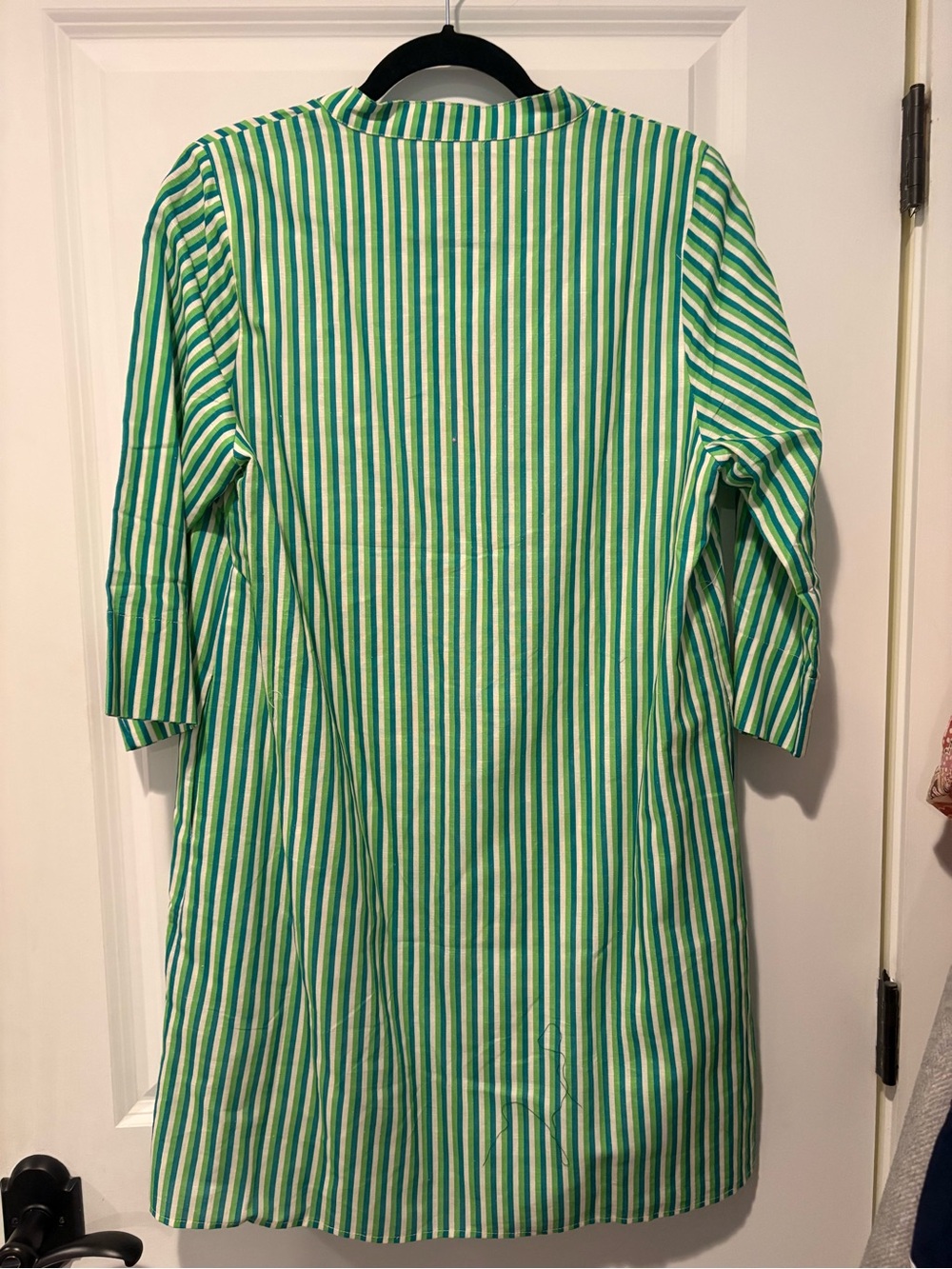 NWT Striped Green and White Tunic Dress - THML - Picture 3 of 3